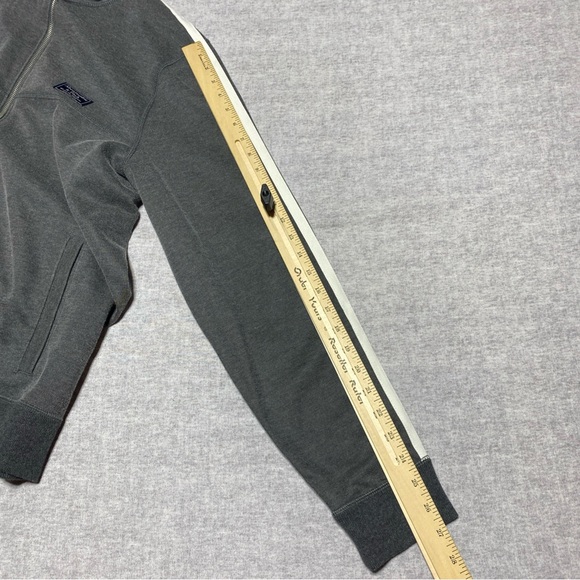 Abercrombie Fitch‎ Jacket Mens Extra Large Gray Athleisure Track Full Zip XL - Picture 12 of 13